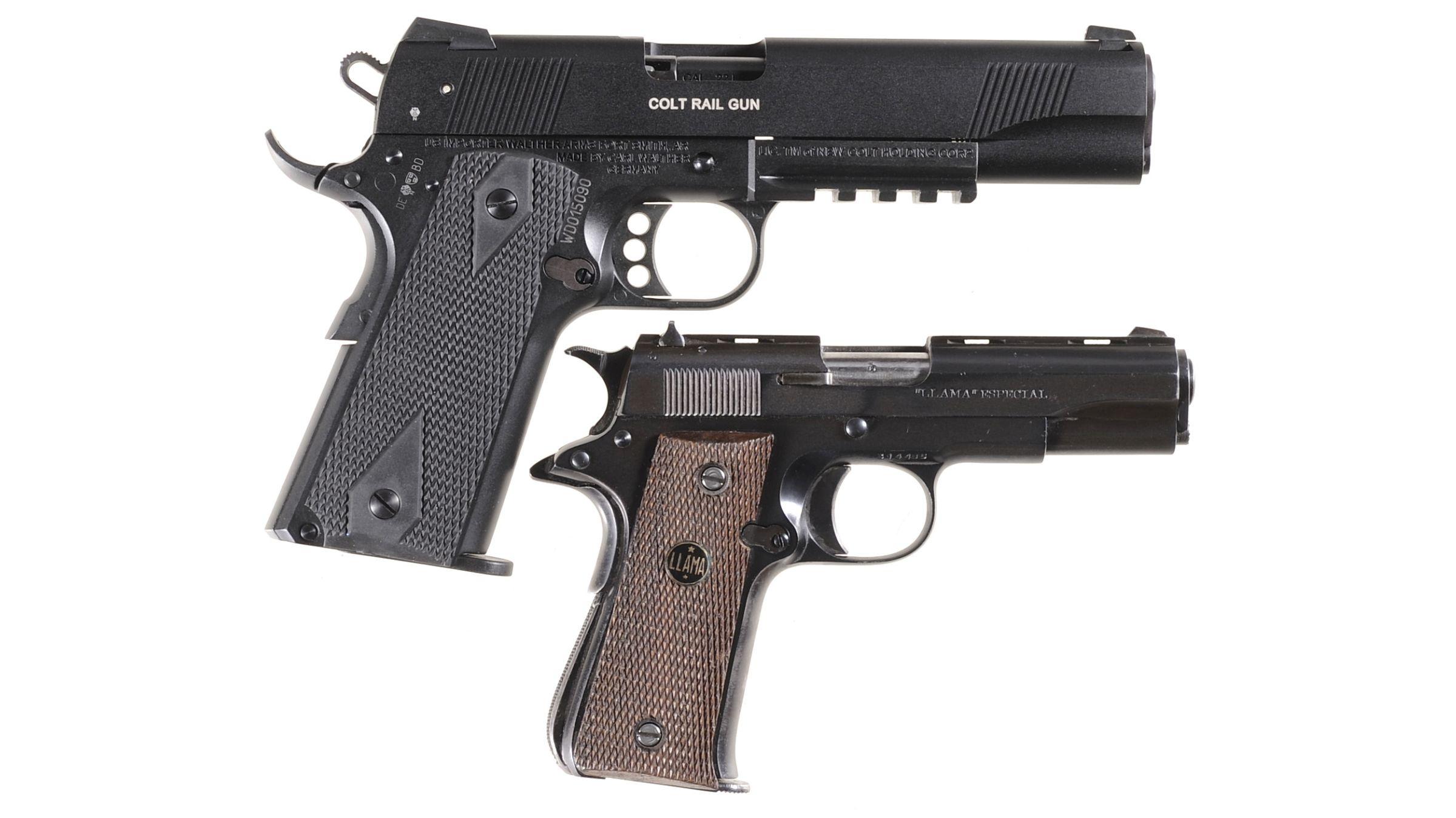 Two Semi-Automatic Pistols