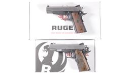 Two Ruger SR1911 Semi-Automatic Pistols w/ Boxes