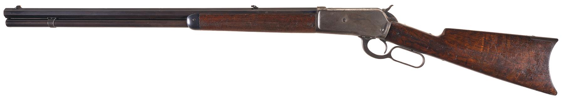 Antique Winchester Model 1886 Lever Action Rifle