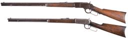 Two Antique Winchester Lever Action Rifles