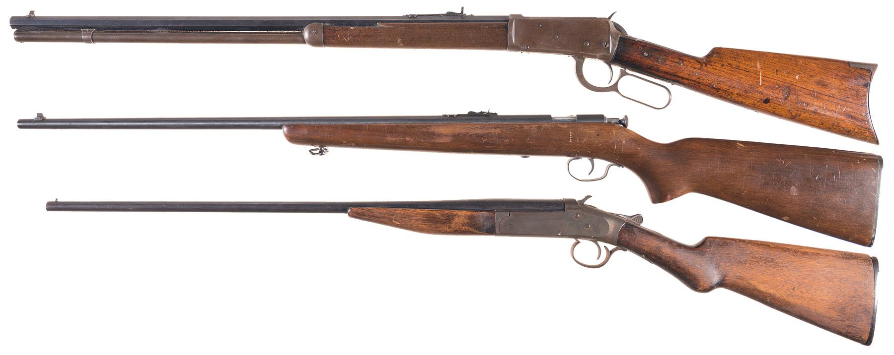 Three Sporting Long Guns