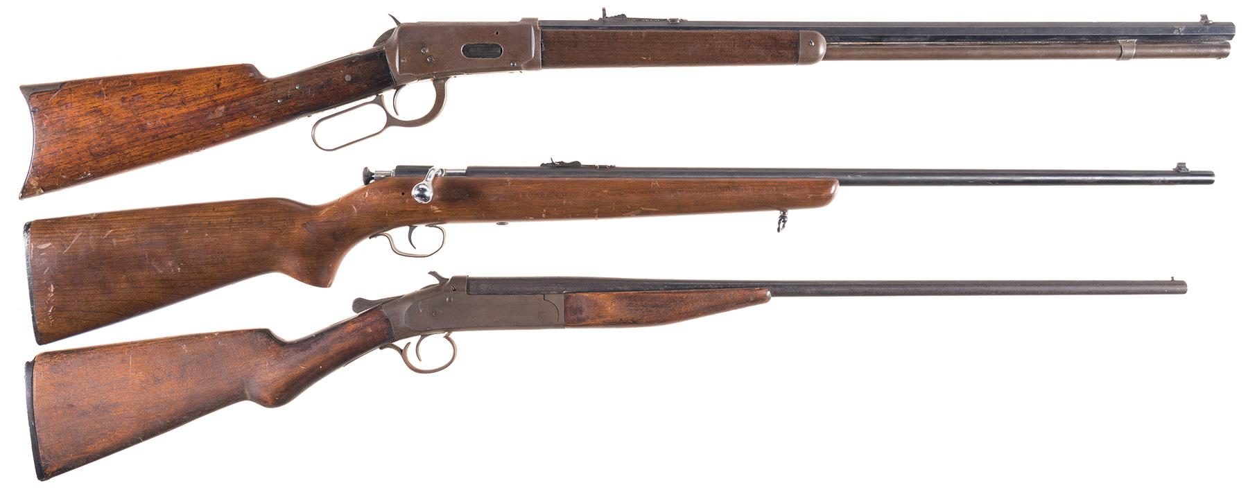 Three Sporting Long Guns