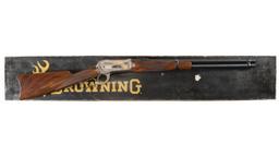 Engraved Browning High Grade Model 1886 Lever Action Rifle