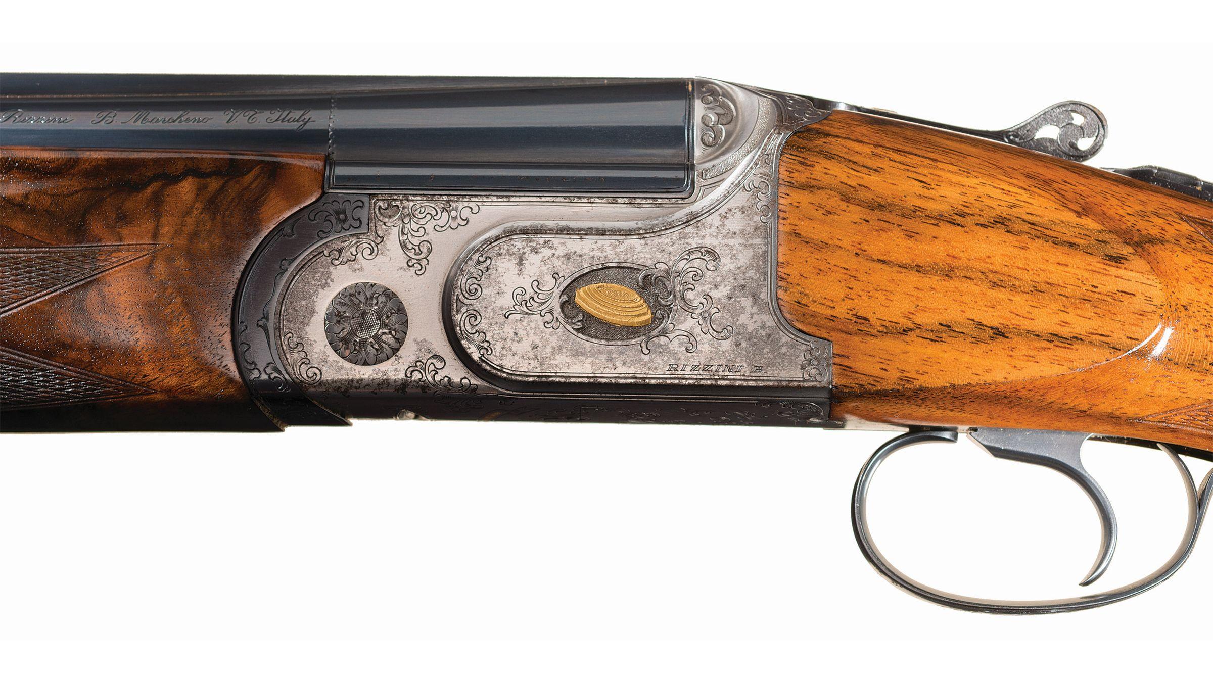 Engraved Gold Inlaid Rizzini S 790 EL Series Over/Under Shotgun