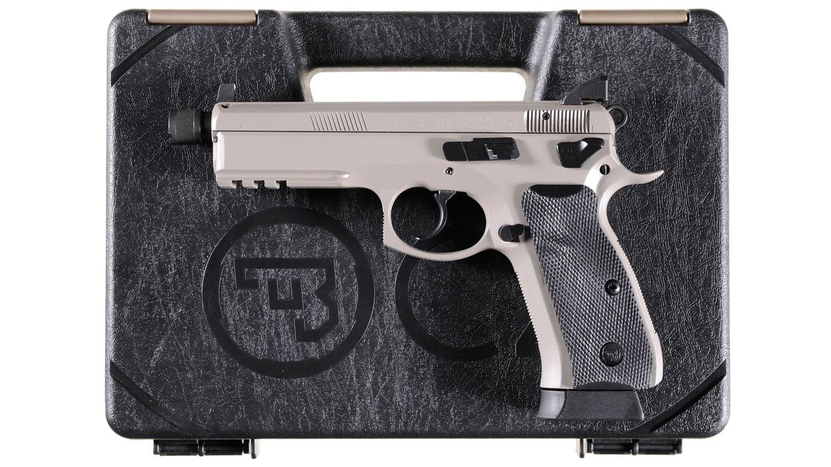 CZ Model 75 SP-01 Tactical Semi-Automatic Pistol with Case