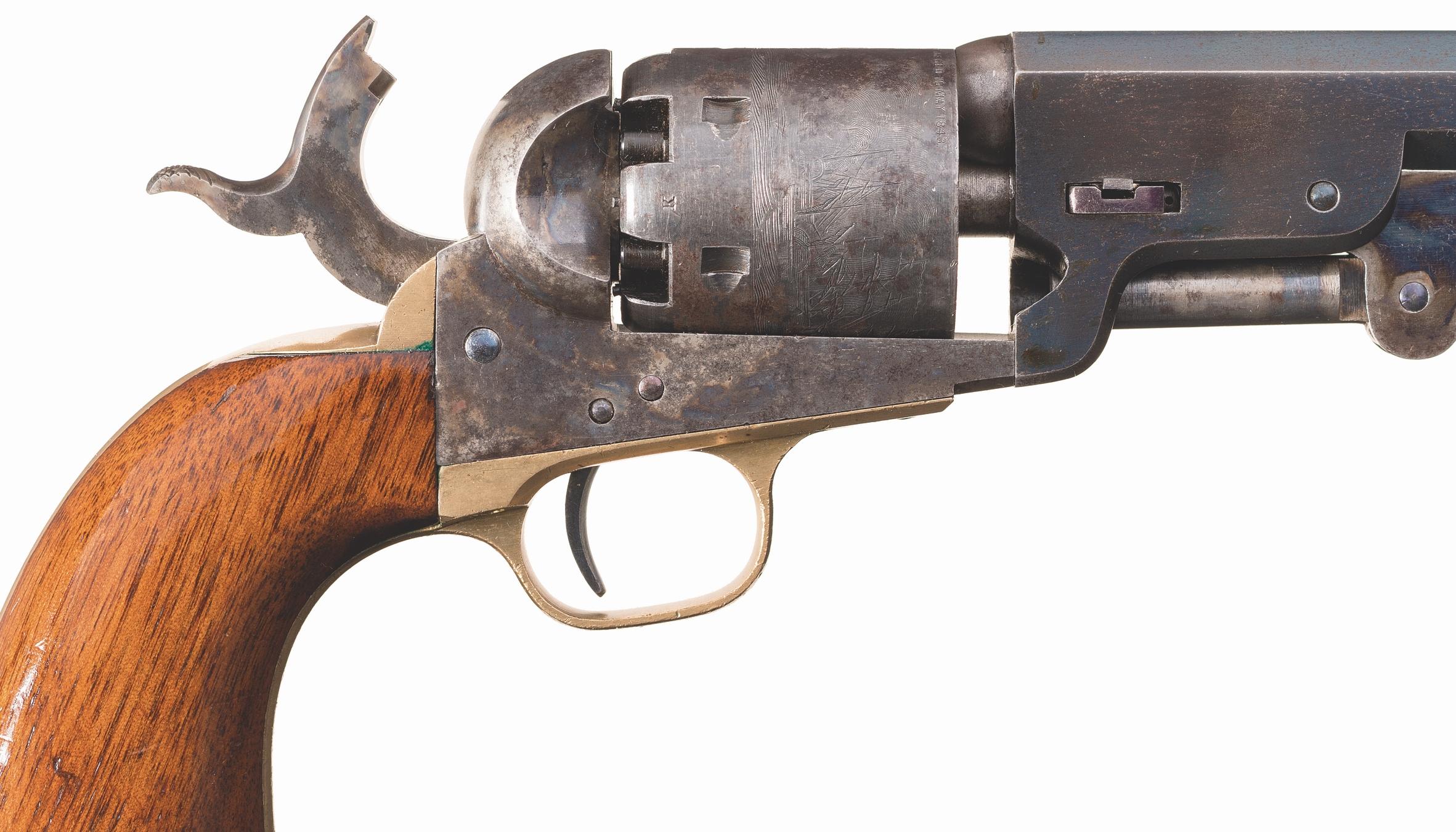 U.S. Marked W. Stokes Kirk Type Colt Model 1851 Navy Revolver