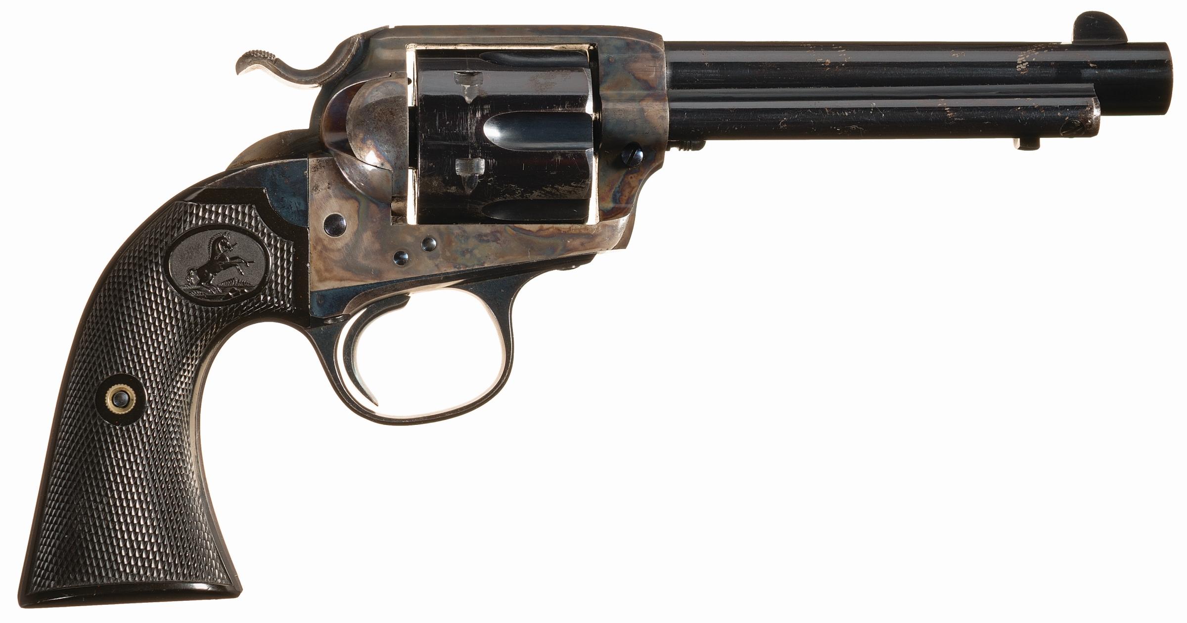 Colt Bisley Model SA Revolver in 38 Colt Caliber