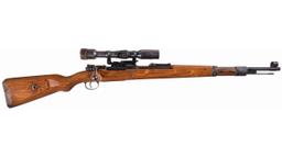 WWII 98k Sniper Rifle with Mount Gustloff Werke, Weimer - K98