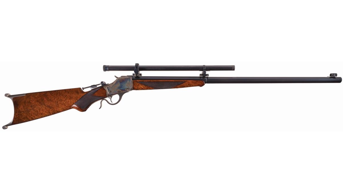 Winchester Special Order High Wall Schuetzen Rifle with A5 Scope