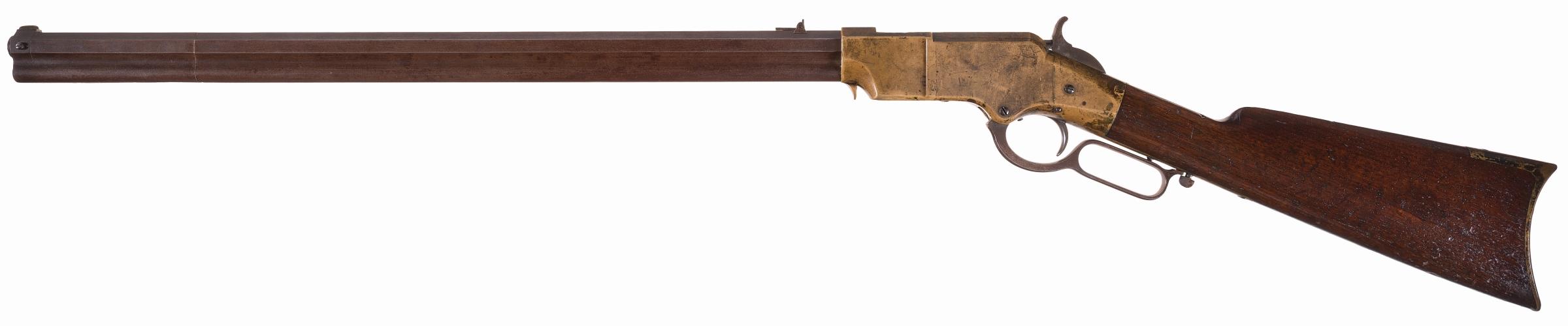 Indian War Veteran John Haag's New Haven Arms Co. Henry Rifle