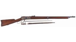 Winchester Model 1886 Musket with Bayonet and Letters