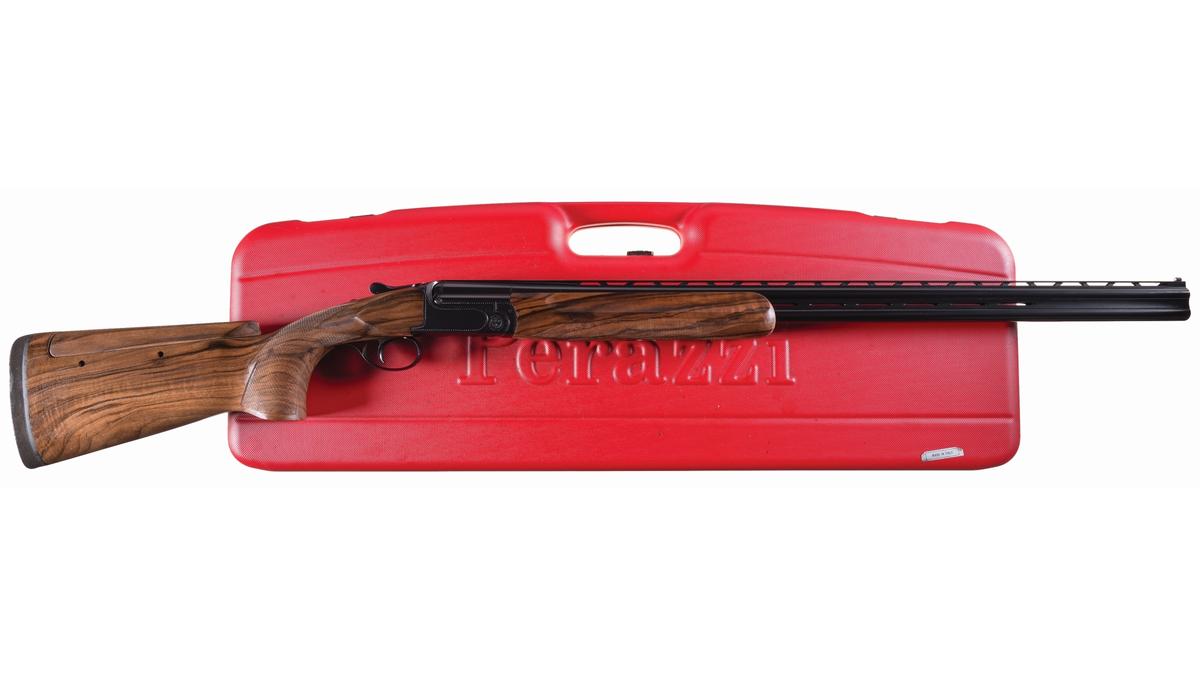 Engraved Perazzi MX20 Over-Under 28 Gauge Shotgun with Case