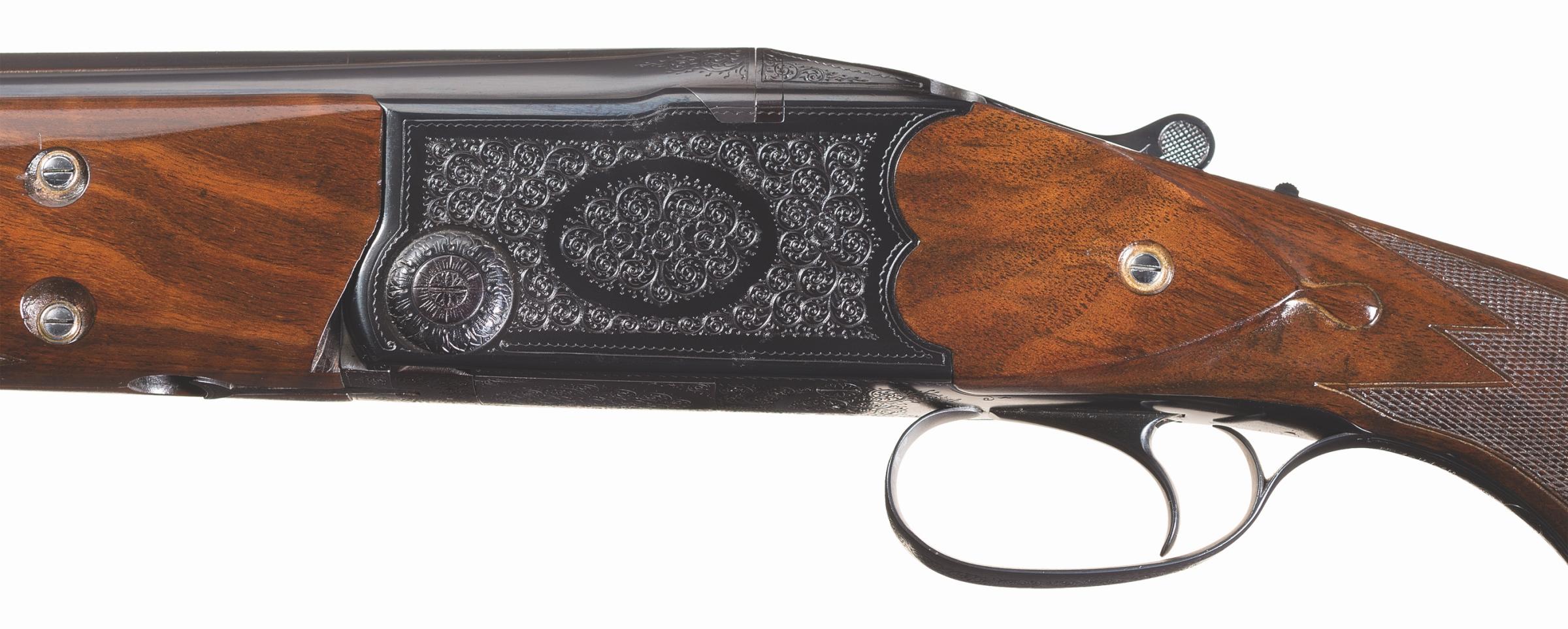 Engraved Soviet Produced Baikal MTs-6 Over-Under Shotgun Set