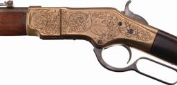 Engraved Winchester Model 1866 Lever Action Rifle