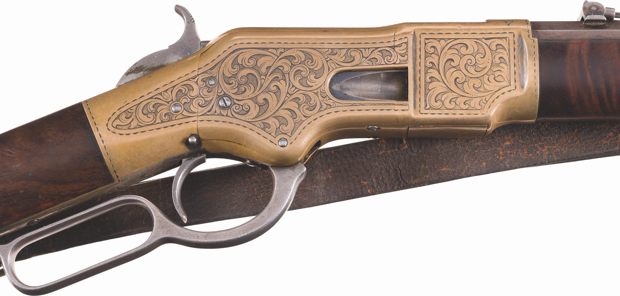 Deluxe Factory Engraved Winchester Model 1866 Lever Action Rifle