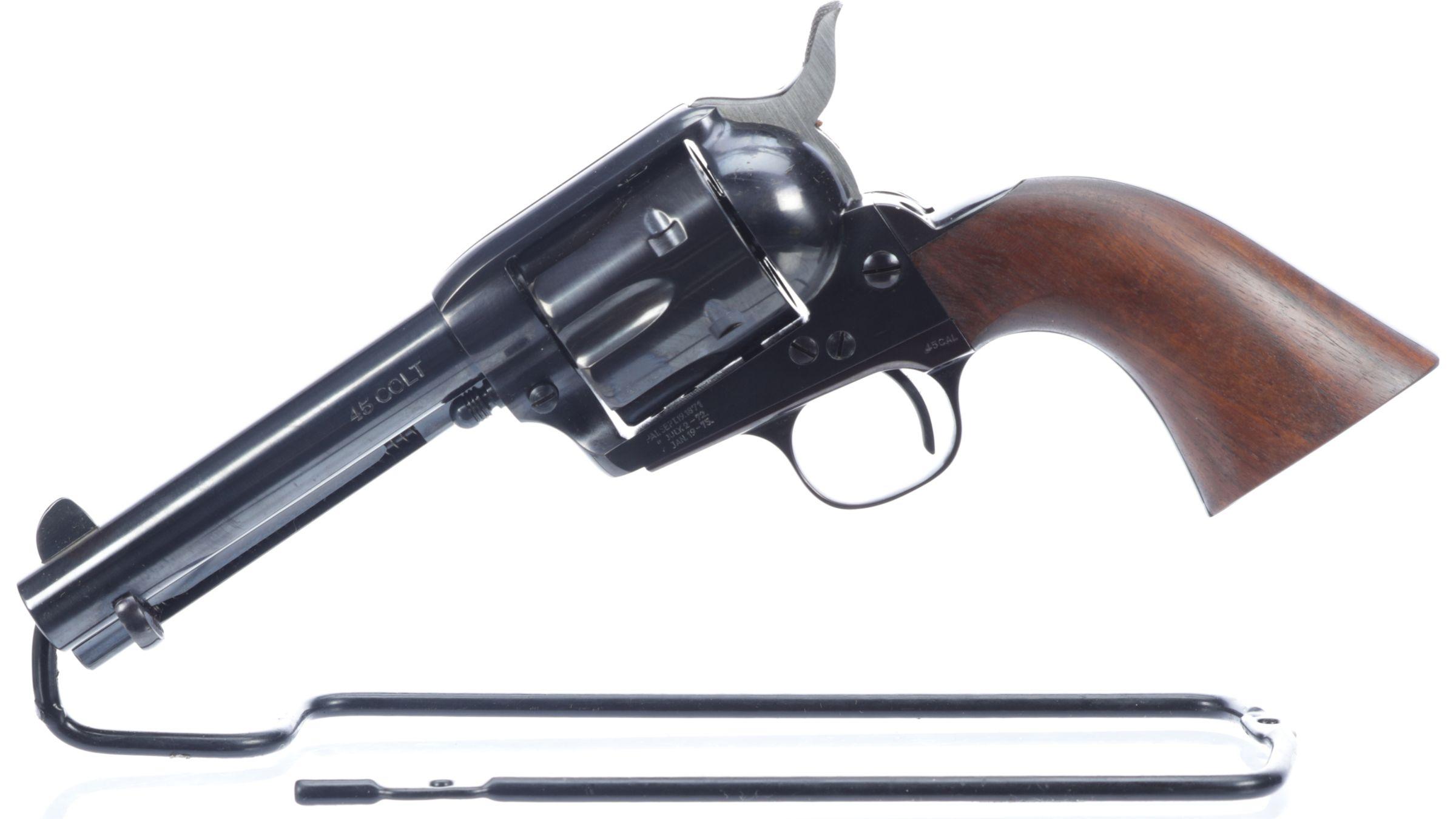 U.S. Patent Fire Arms Manufacturing Single Action Army Revolver