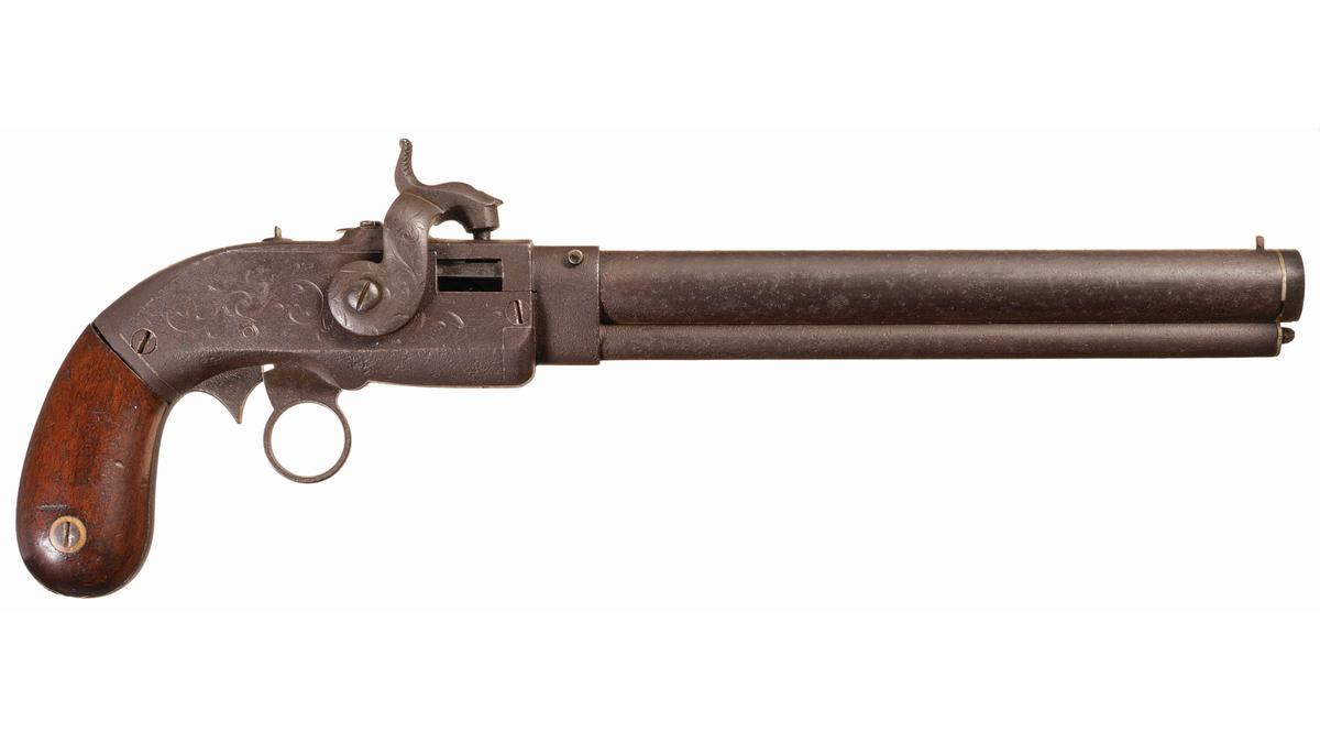 Smith-Jennings Experimental Pill Lock Repeating Pistol