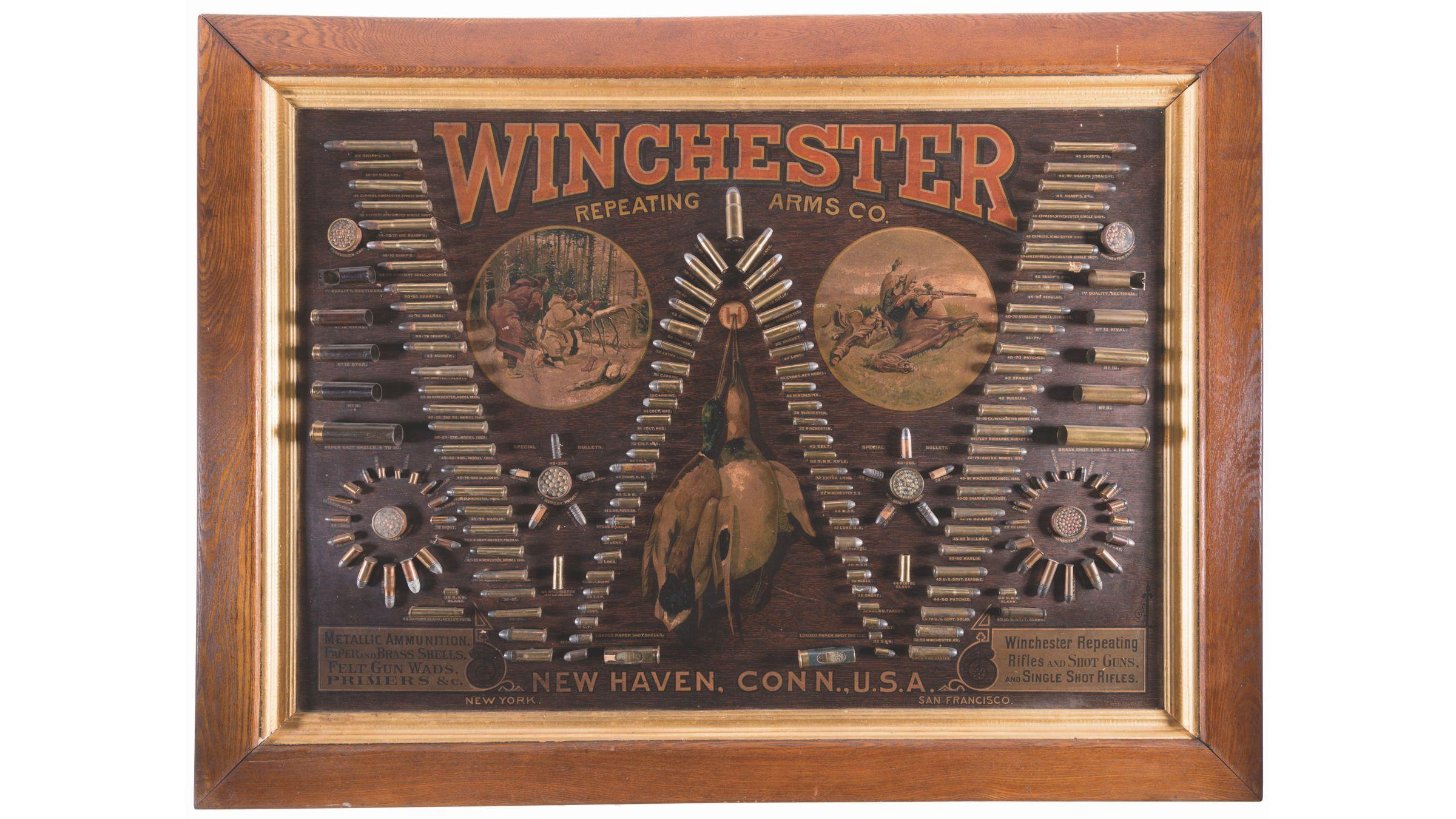 Winchester "W" Bullet Board