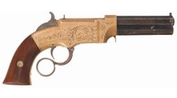 Factory Engraved New Haven Arms Company Volcanic Pistol