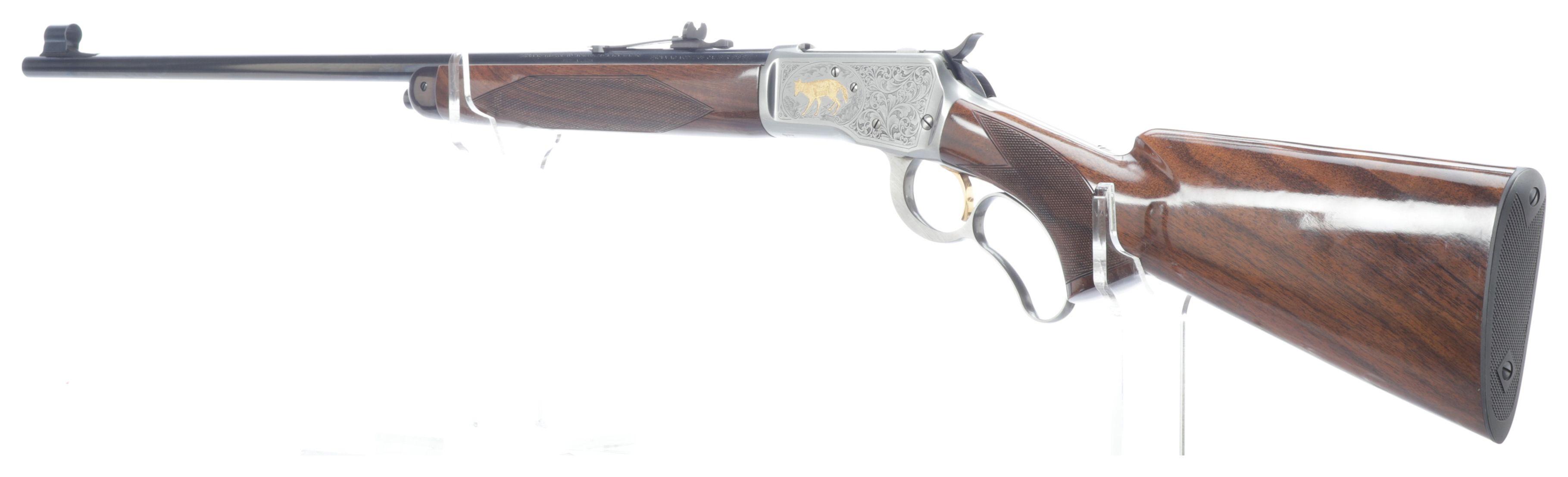 Engraved T. Naka Signed Browning High Grade Model 65 Rifle