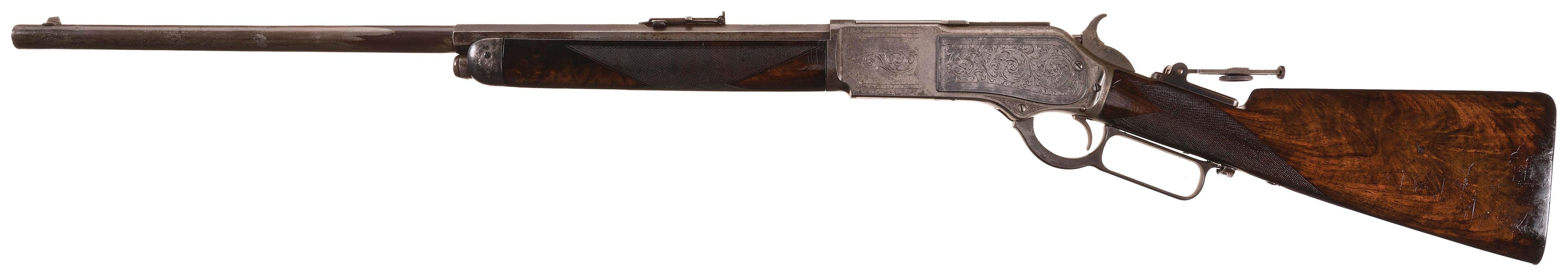 Factory Engraved Winchester Model 1876 Rifle