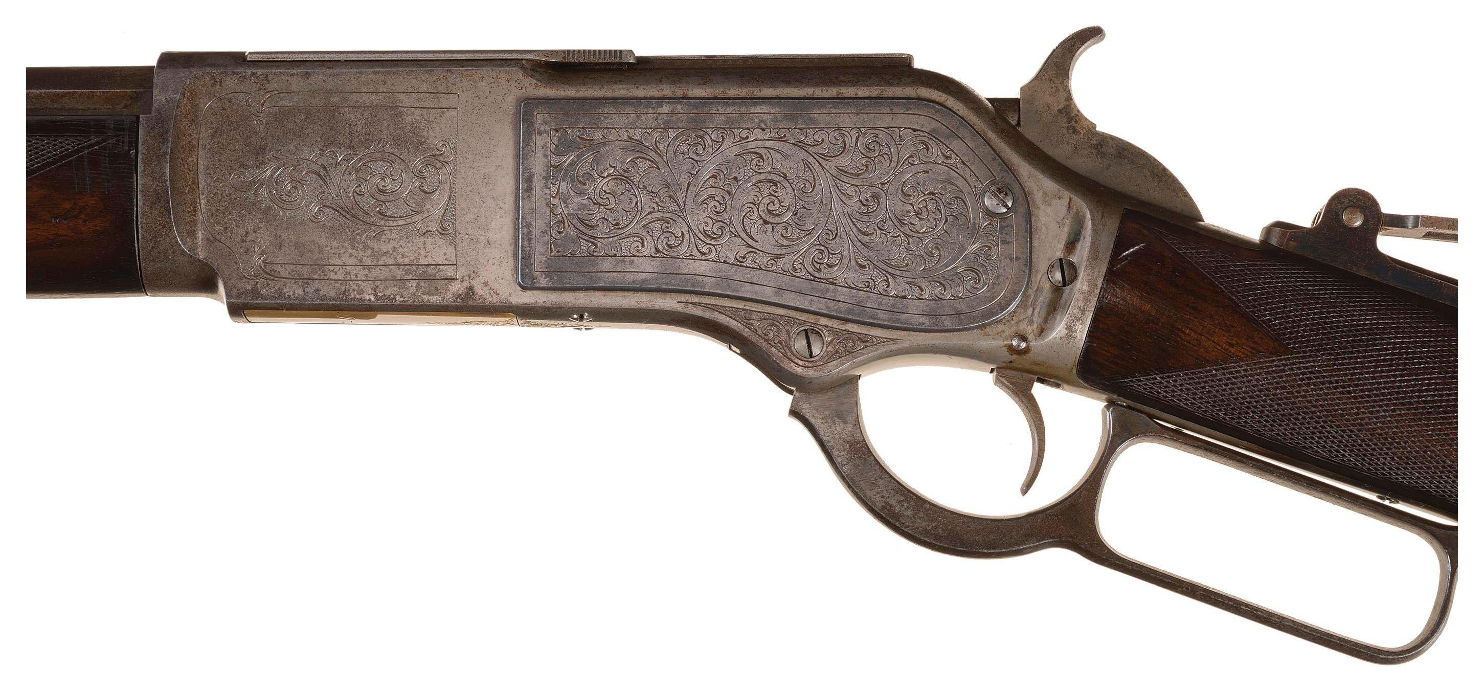 Factory Engraved Winchester Model 1876 Rifle