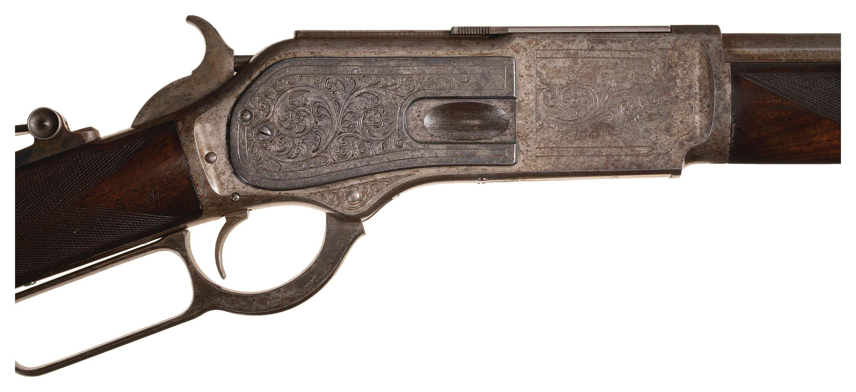 Factory Engraved Winchester Model 1876 Rifle