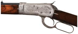 Engraved Winchester Model 1892 Lever Action Takedown Rifle