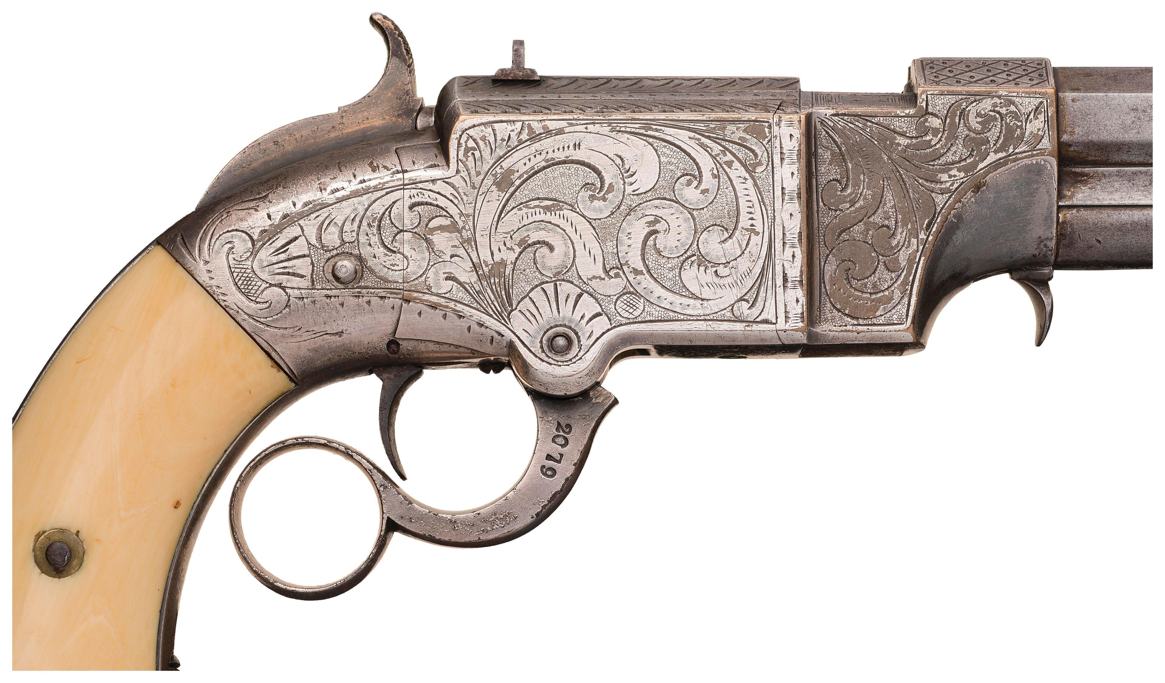 New Haven Arms Company Lever Action No. 2 Navy Pistol