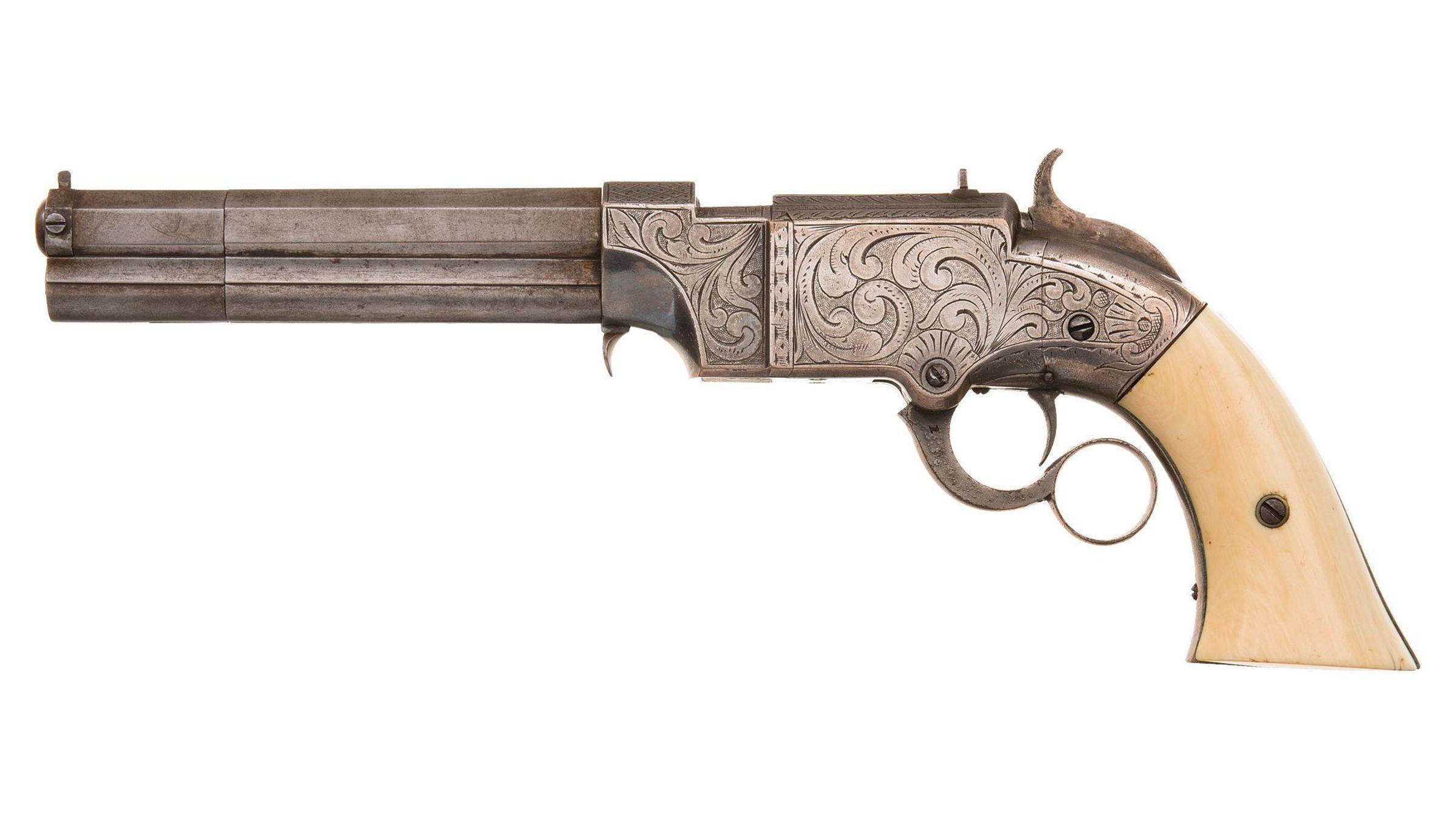 New Haven Arms Company Lever Action No. 2 Navy Pistol