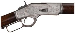 Factory Engraved Winchester Model 1873 Lever Action Rifle