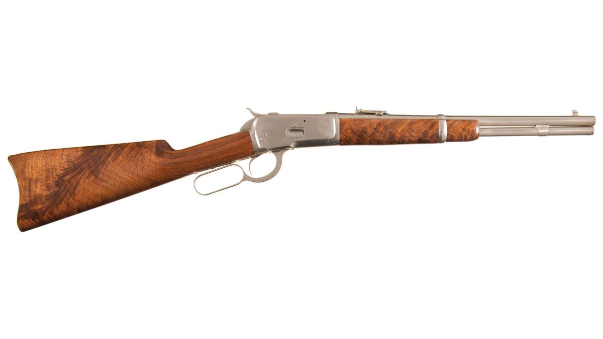 Documented Nickel Winchester Model 1892 Trapper Carbine