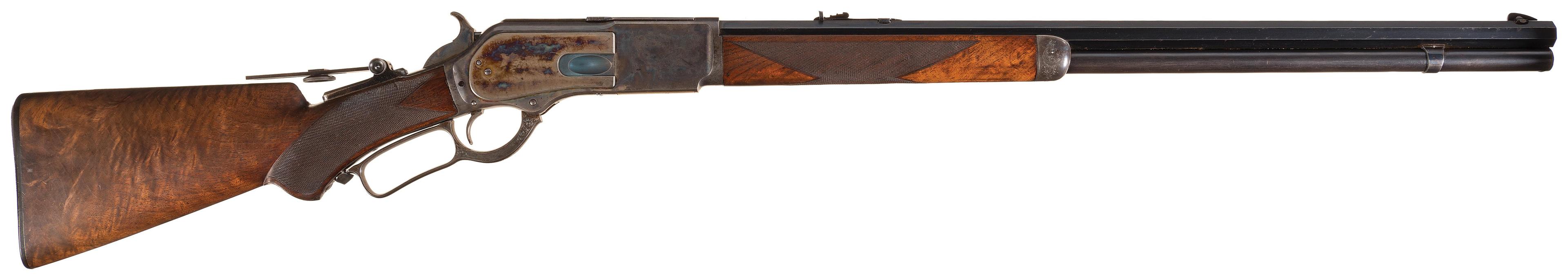 Special Order Engraved Winchester Model 1876 50 Express Rifle