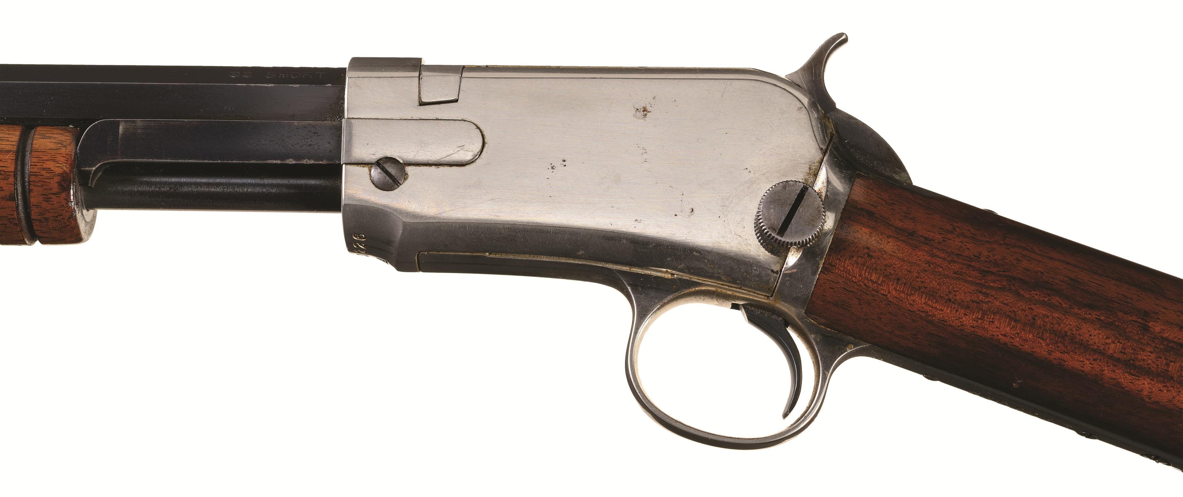 Special Order Nickel-Trimmed Model 1890 Slide Action Rifle