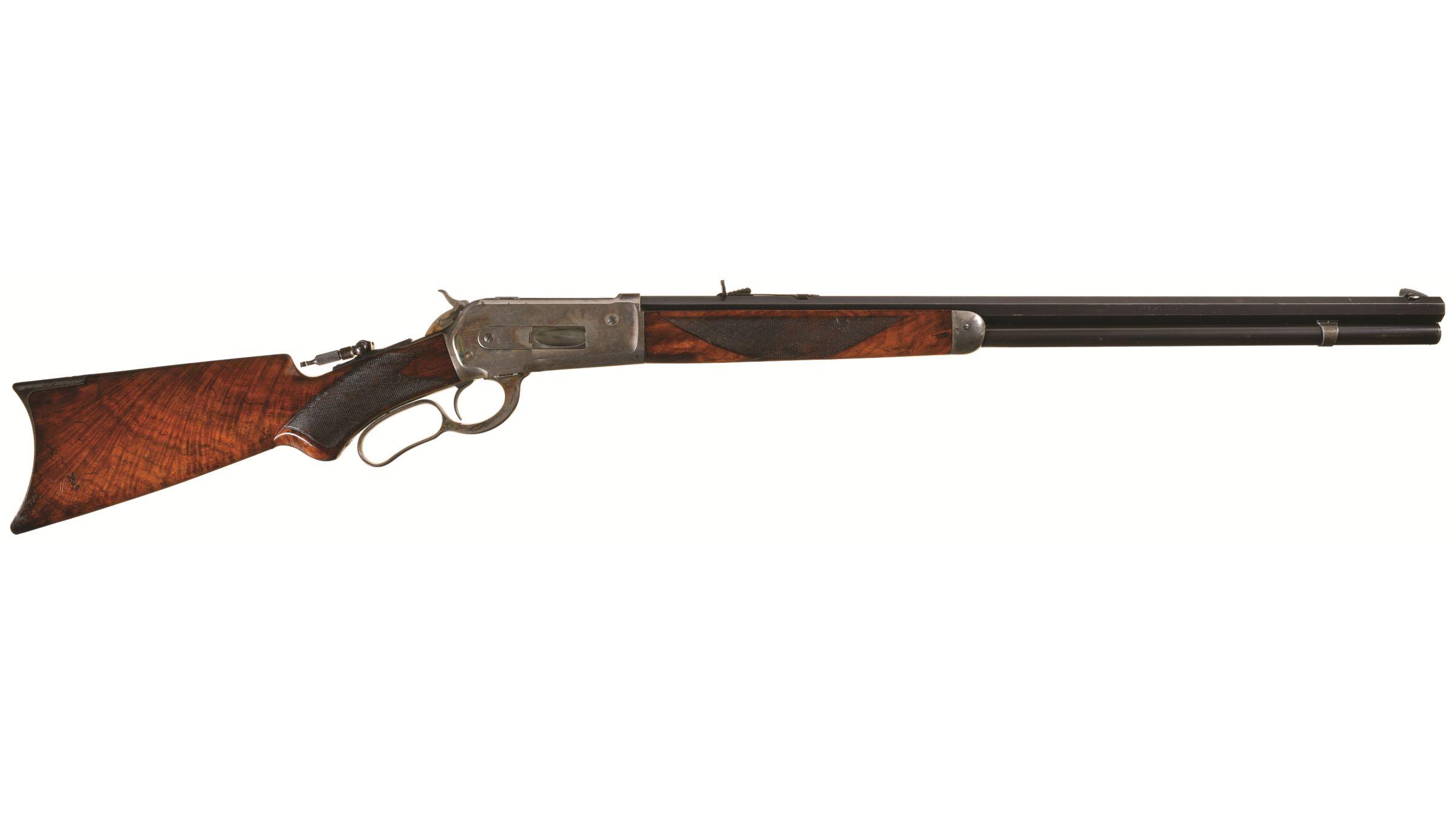 Winchester Deluxe Model 1886 Lever Action Rifle