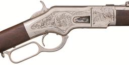 Engraved Winchester Model 1866 Lever Action Musket