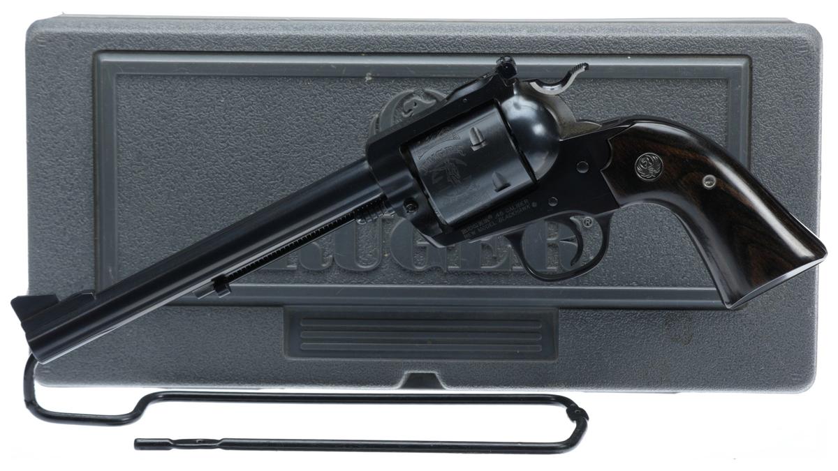 Ruger Bisley New Model Blackhawk Revolver with Case