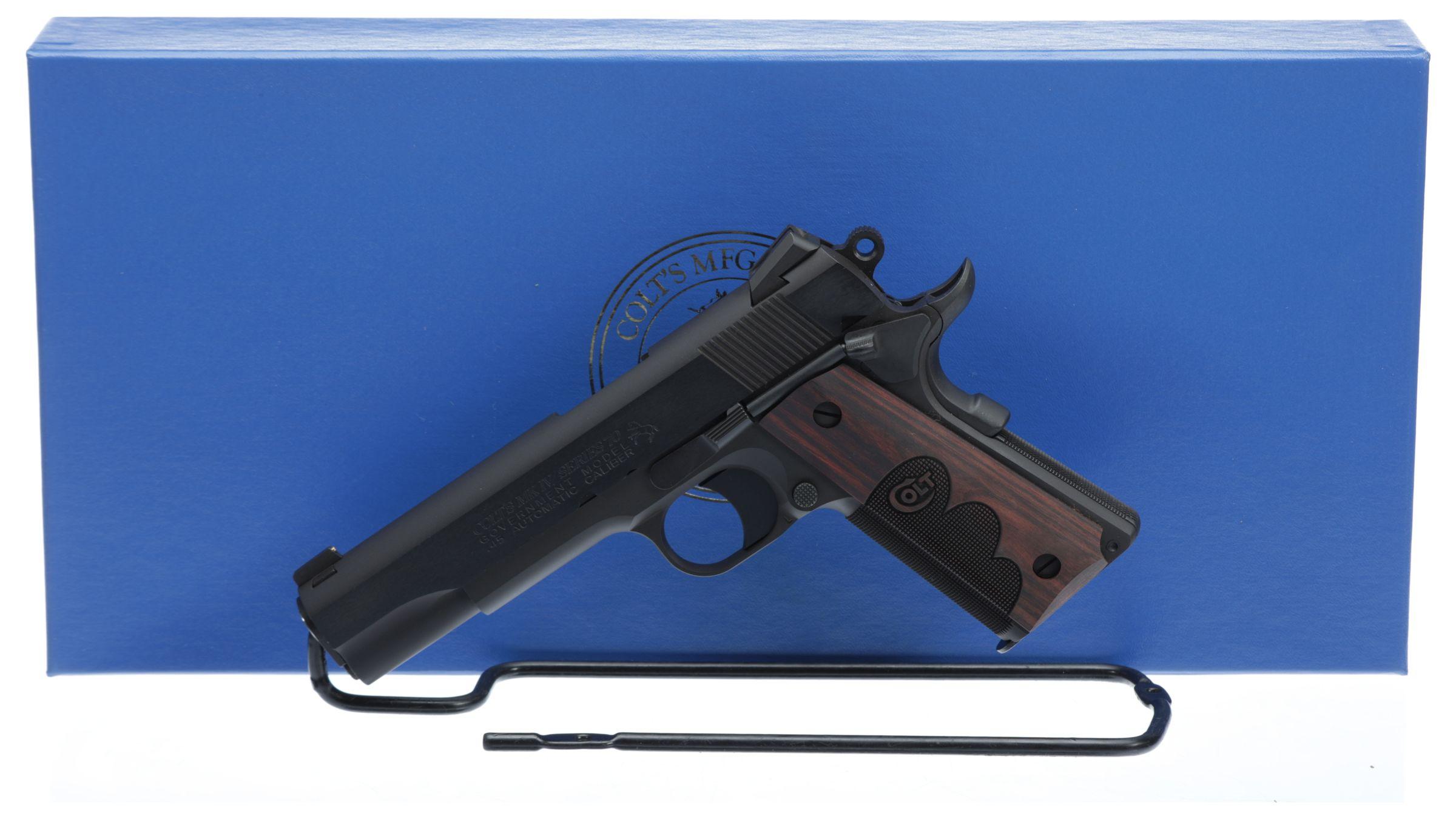 Colt MK IV Series 70 Government Model Wiley Clapp Pistol