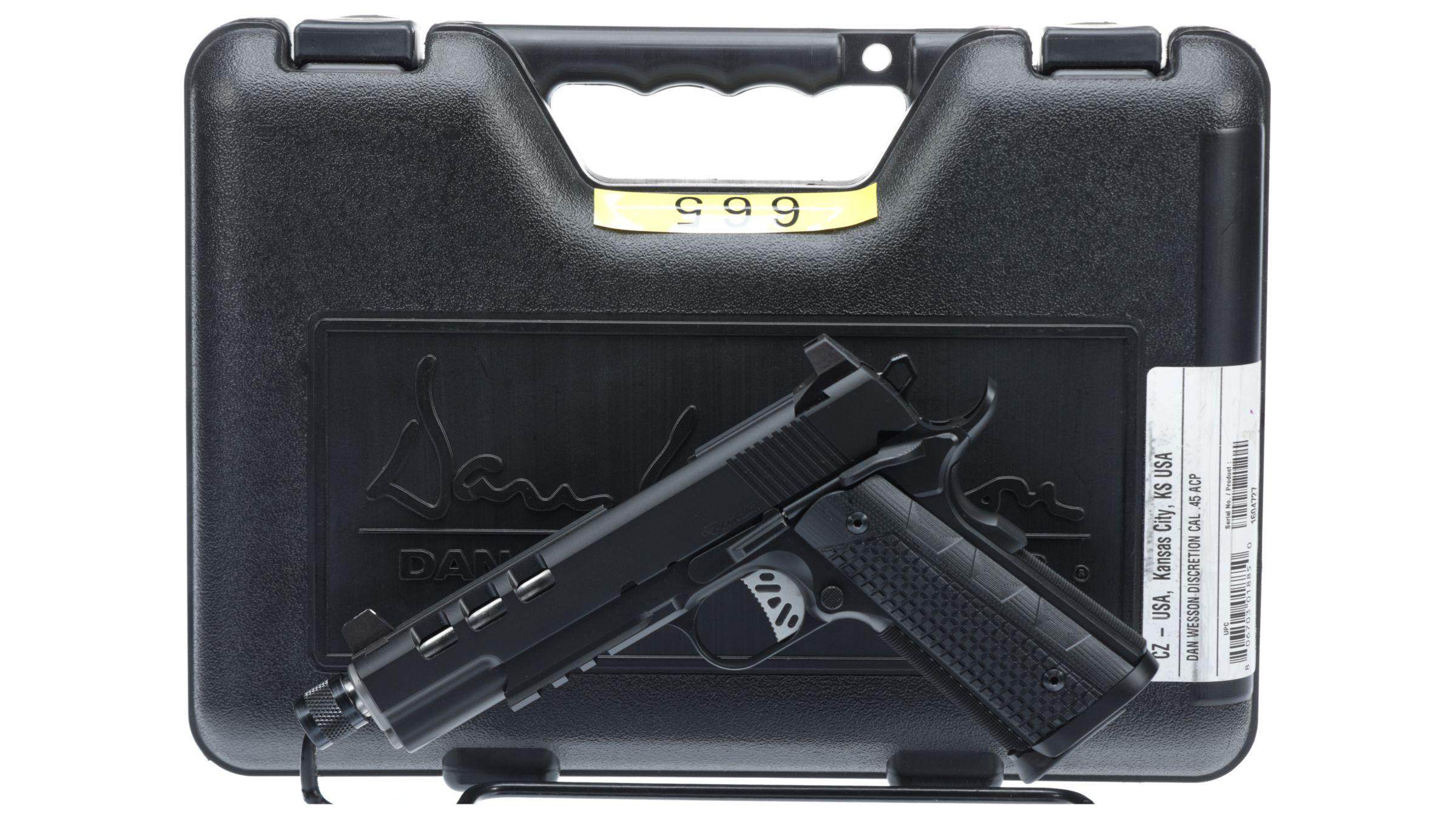 Dan Wesson Discretion 1911 Semi-Automatic Pistol with Case