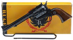 Two Ruger Blackhawk Single Action Revolvers with Boxes