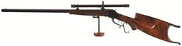 Scoped Winchester Model 1885 Takedown High Wall Schuetzen Rifle