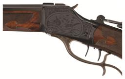 Factory Engraved Winchester Deluxe Model 1885 Rifle