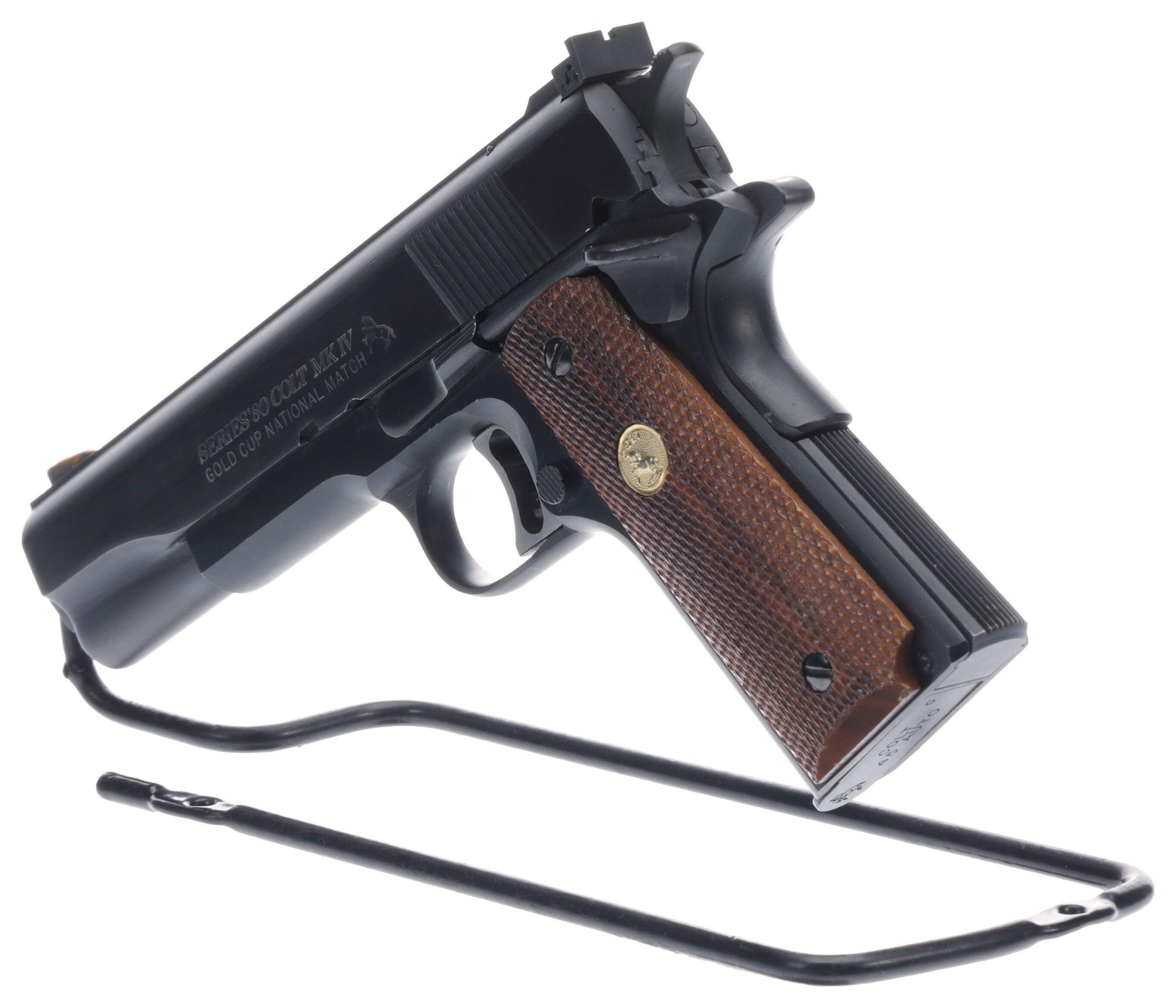 Colt MK IV Series 80 Gold Cup National Match Pistol