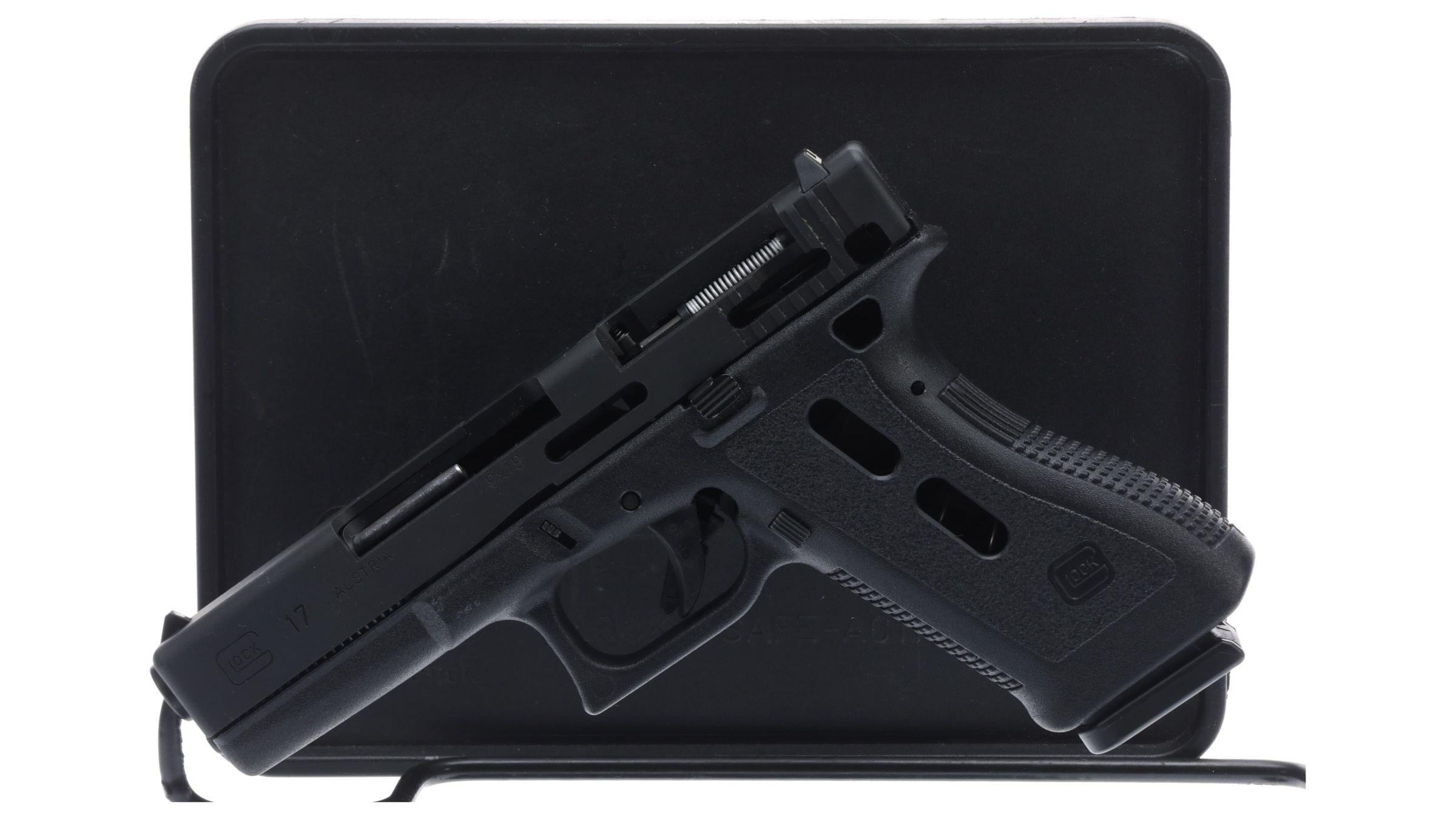 Glock Model 17 Factory Cutaway Semi-Automatic Pistol with Case