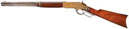 Engraved Winchester Model 1866 Lever Action Saddle Ring Carbine