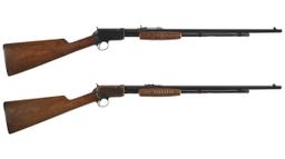 Two Winchester Model 62 Slide Action Rifles