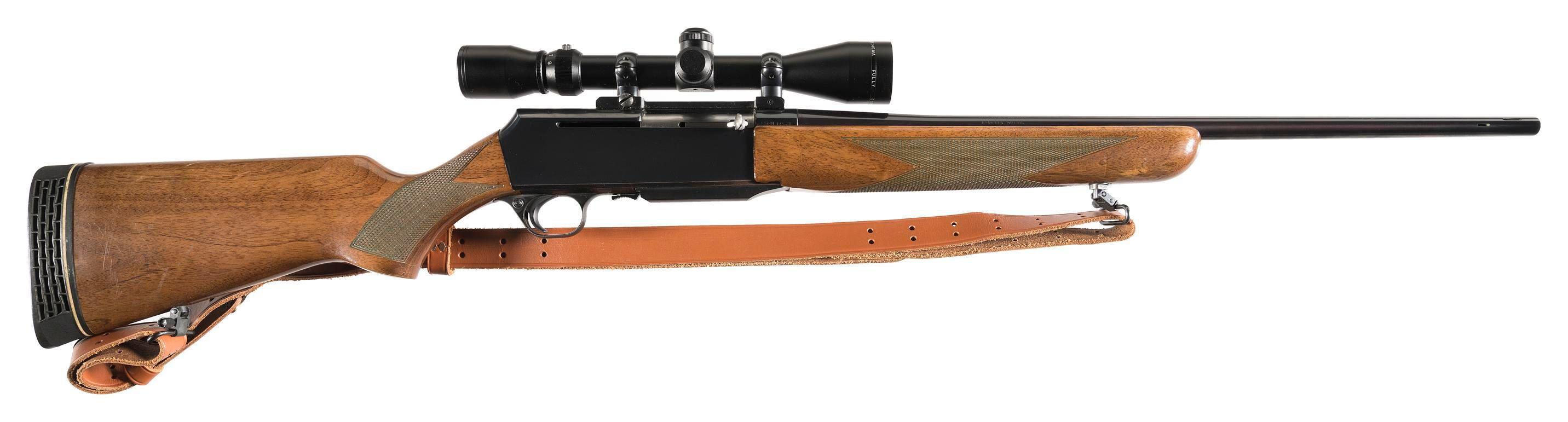 Two Browning BAR Semi-Automatic Rifles with Scopes