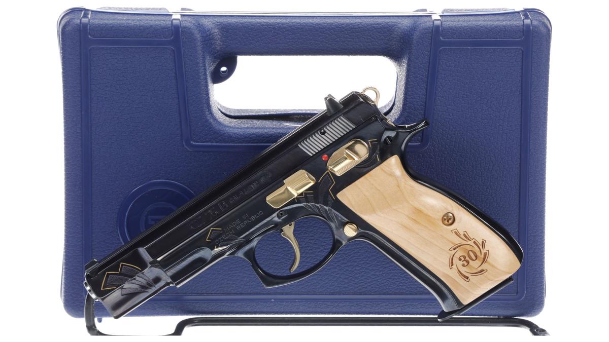 CZ Model 75 B 30th Anniversary Edition Semi-Automatic Pistol wit