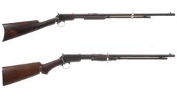 Two Winchester Slide Action Rifles