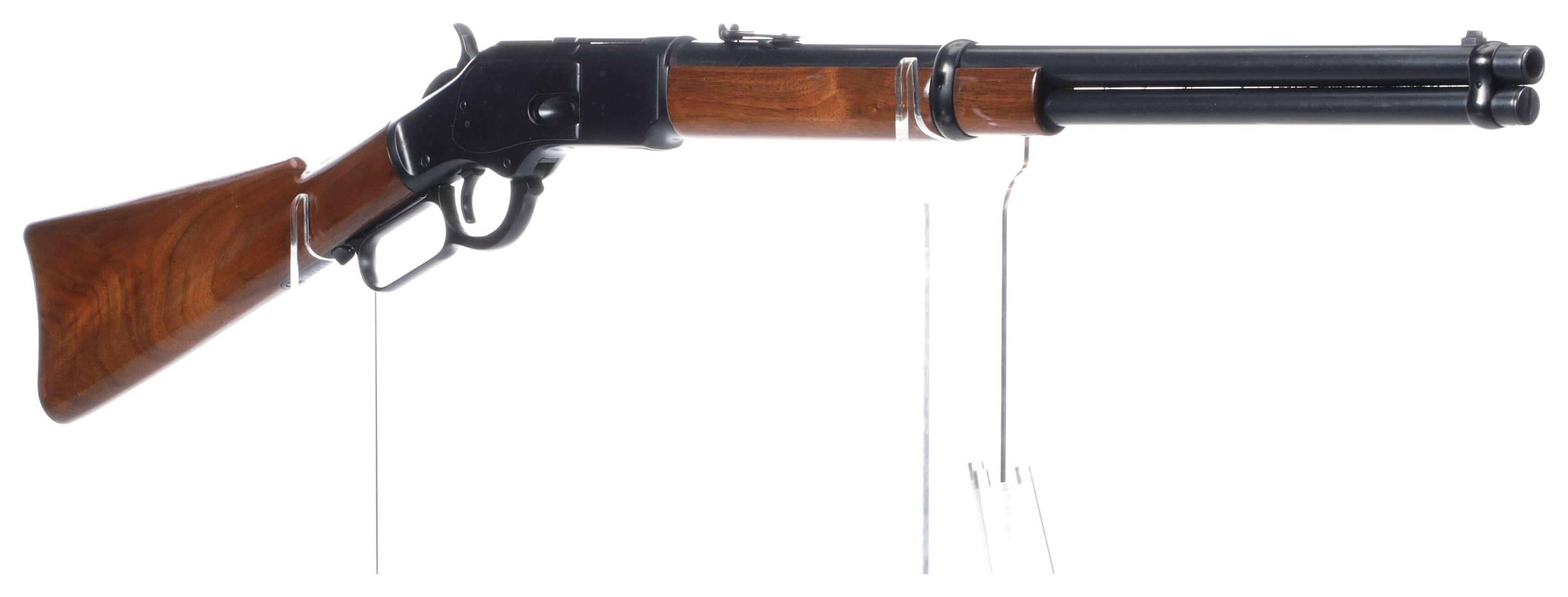 Two Winchester Model 1873 Lever Action Long Guns